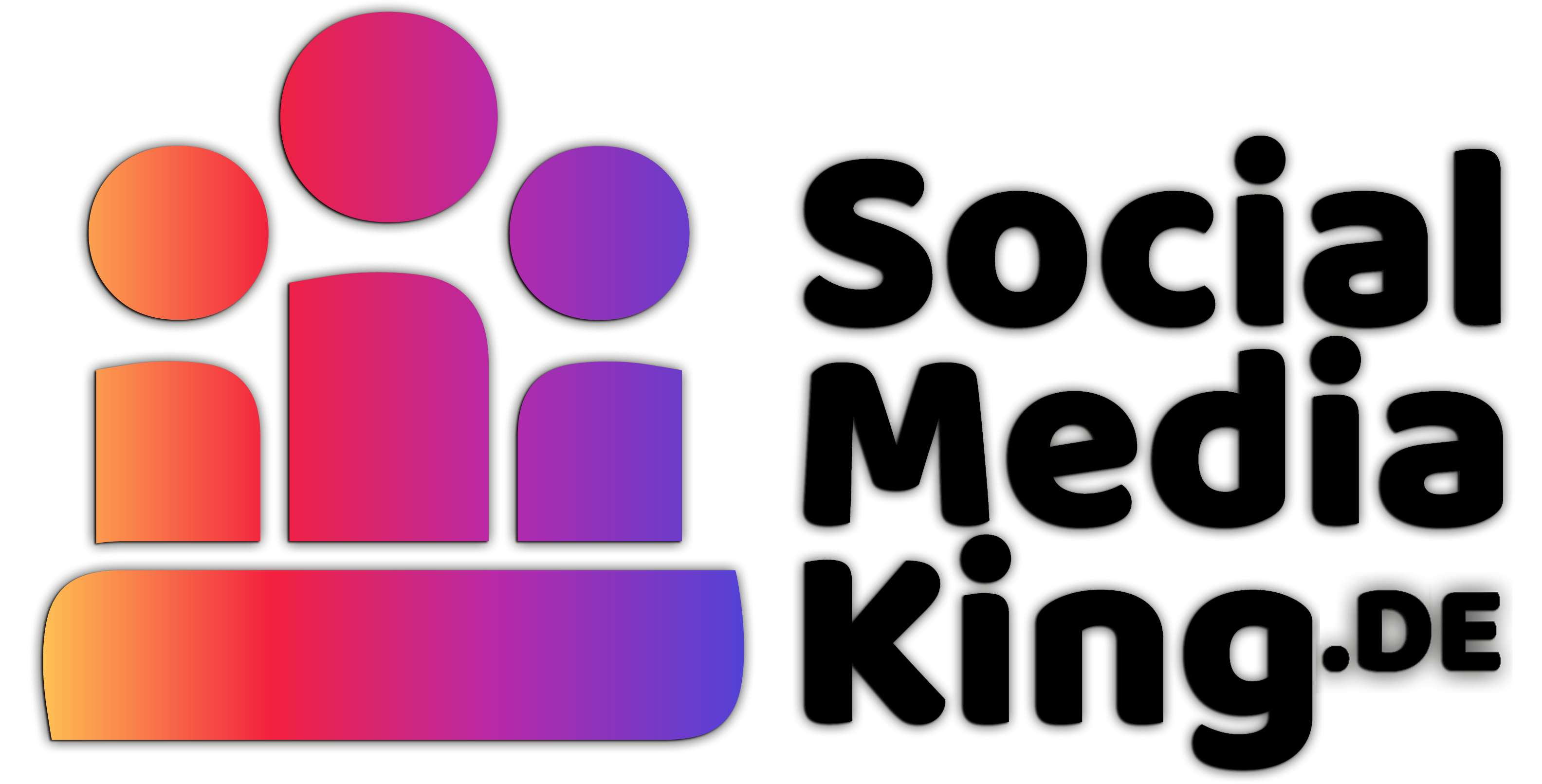LOGO SOCIAL MEDIA KING LOGO SCHWARZ 2020